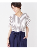 マルチストライププルオーバー/アイボリー(304)