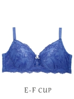 モカ ブラジャー/ブルー(092)