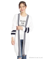 ライン入りトッパー＆インナーＳＥＴ/オフホワイト