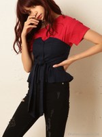 リボンタイビスチェ/ネイビー