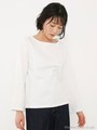 ルーズカットロンＴ/O/WHT