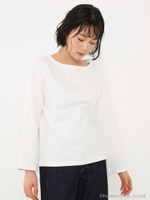 ルーズカットロンＴ/O/WHT