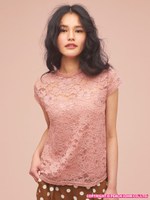 レーシィパデットキャップスリーブトップ/ダスティローズ