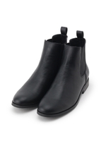 レザー調サイドゴアブーツ/ブラック(019)