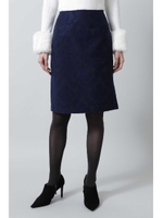 ロココジャガードスカート/ネイビー系×ネイビー2(122)