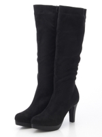 ロングブーツ/ダークブラウン