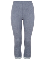 遠赤起毛インナー　8分丈ボトム　1002/ネイビー