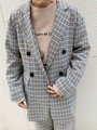 WEGO/チェックBIGジャケット