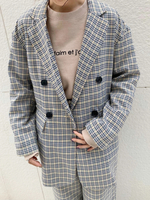 WEGO/チェックBIGジャケット