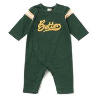 【20%OFF】カレッジロゴ風カバーオール