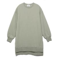 【20%OFF】サイドスリット裏起毛トレーナーチュニック