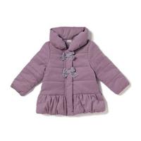 【30%OFF】コーデュロイ中綿入りリボンジャケット