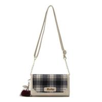 【30%OFF】ショルダーつき2WAYチェックウォレット