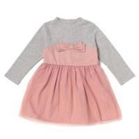 【30%OFF】テレコ×チュールワンピース