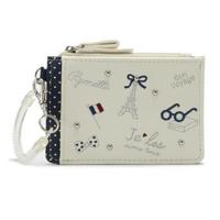 【30%OFF】フレンチモチーフフェイクレザーパスケース