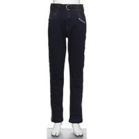 【30%OFF】ベルトつきサイドラインロングパンツ