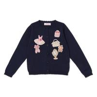 【30%OFF】ワッペンつきカーディガン