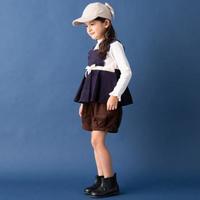 【40%OFF】スカラップエプロン風ハイネックTシャツ