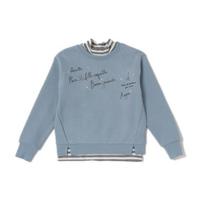 【50%OFF】【トドラーサイズ向け】ボーダーハイネック×刺しゅうトレーナーセット