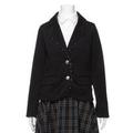 【50%OFF】ストライプパイピングポンチジャケット