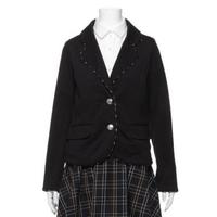 【50%OFF】ストライプパイピングポンチジャケット