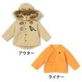 【50%OFF】ライナーつきワッペンモッズコート