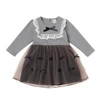 チュール切り替えワンピース