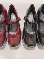 WEGO/厚底ストラップフリルシューズ