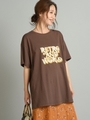 70sロゴBIGTシャツ/ブラウン