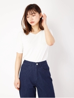 BACKリボントップス/オフホワイト