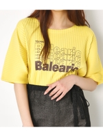 BALEARIC PLEATS T／SH/YEL