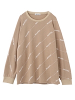 BIAS LOGO PRINT TOP/ベージュ
