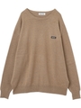 BIG KNIT TOP/ベージュ