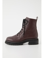 CHUNKY HIKING SHORT BOOTS/D/RED3