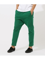 COLOR CUT EASY PANTS/GRN