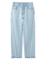 CONTRAST DENIM PANTS/ライトインディゴ