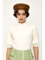 COTTON PUFF SLEEVE トップス/O/WHT1