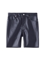 FAUX LEATHER BIKER PANTS/ブラック