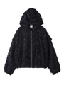 FRINGE HOODIE/ブラック