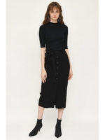 FRONT BUTTON HW M／SK/BLK