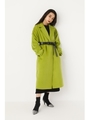 F／WOOL LONG COAT/LIME