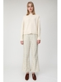 GEOMETRIC LACE パンツ/O/WHT1