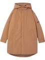 HOODED LONG JACKET/ベージュ