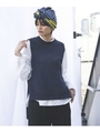 ODORANTES/アイレットニットベスト/ネイビー(120)