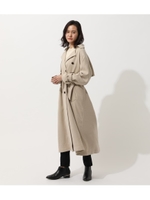 ONE FLAP TRENCH COAT/BEG