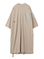 PATCHWORK DRESS/ベージュ