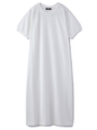RIBBED DRESS/ホワイト
