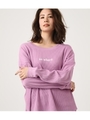 SO WHAT? THERMAL LONG TEE/L/PUR1