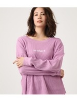 SO WHAT? THERMAL LONG TEE/L/PUR1