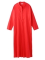 STAND COLLAR DRESS/レッド